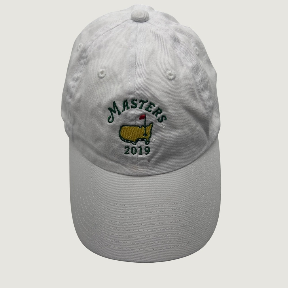 Masters Golf Tournament Hat American Needle White Adjustable Dad Cap Augusta